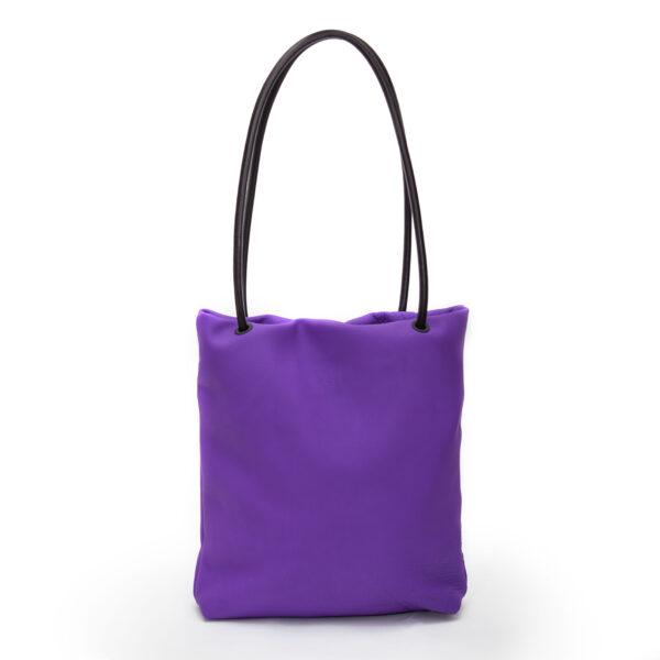 Tote-bag in pelle blu - Cinzia Rossi