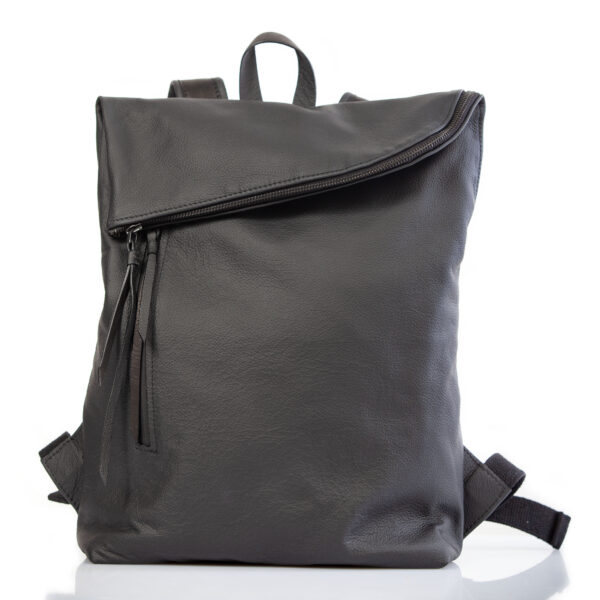 Black leather backpack - Cinzia Rossi