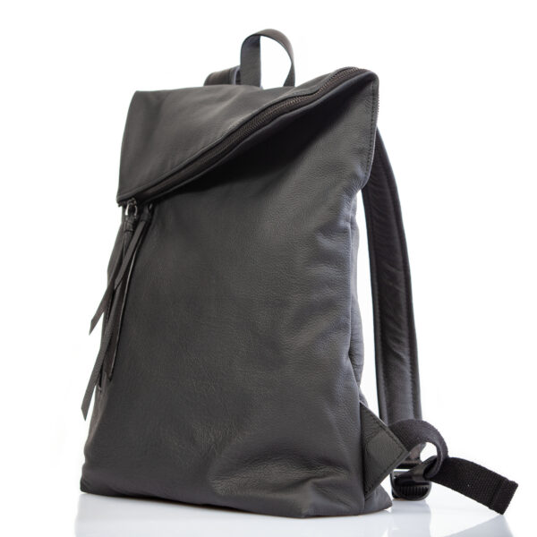 Black leather backpack - Cinzia Rossi