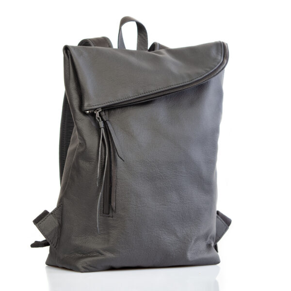 Black leather backpack - Cinzia Rossi