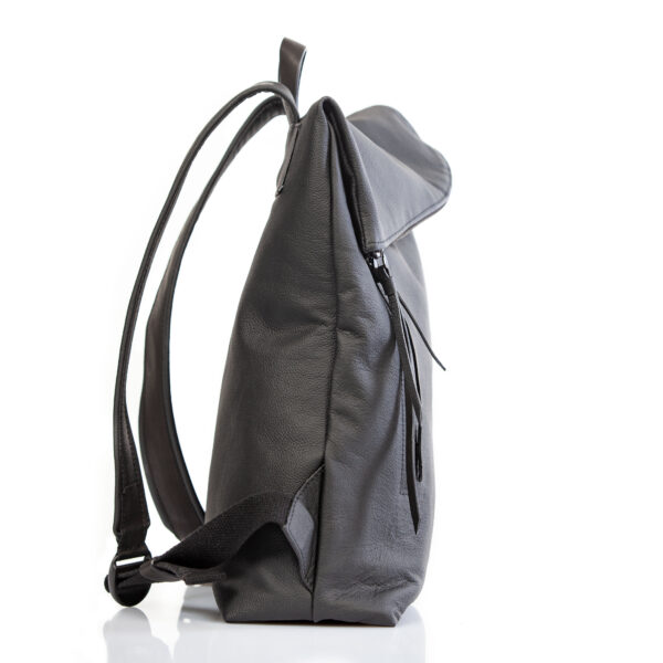 Black leather backpack - Cinzia Rossi