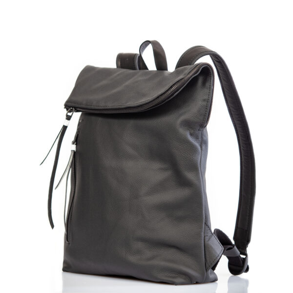 Small black leather backpack - Cinzia Rossi