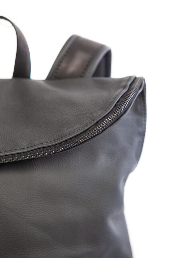 Small black leather backpack - Cinzia Rossi