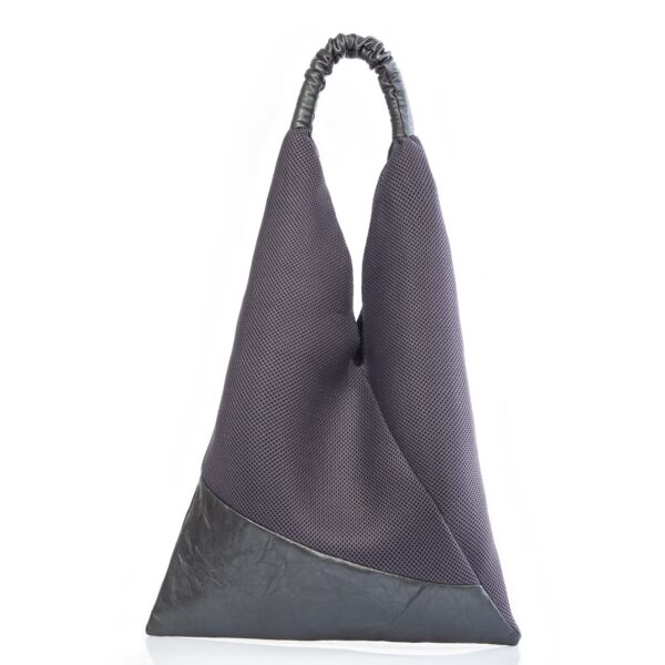 Shopping bag in technical fabric and leather - Cinzia Rossi