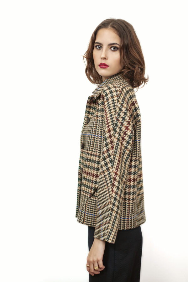 Houndstooth wool jacket - Cinzia Rossi