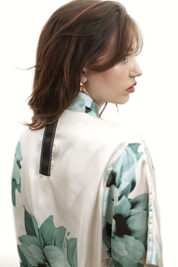 Short-sleeved silk shirt - Cinzia Rossi